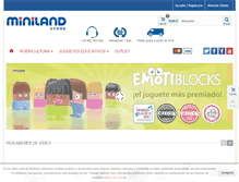 Tablet Screenshot of minilandstore.com